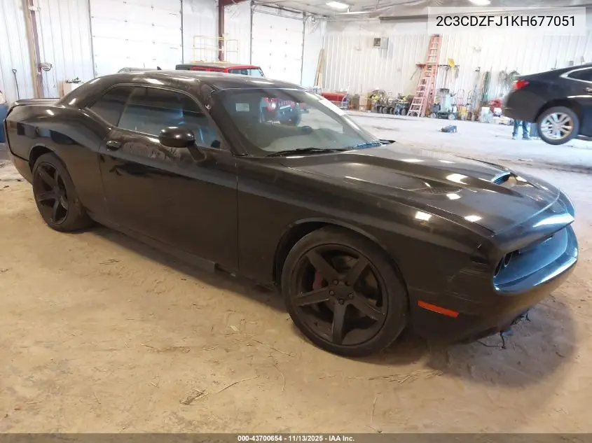 2C3CDZFJ1KH677051 2019 Dodge Challenger R/T Scat Pack
