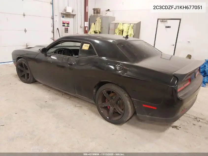 2C3CDZFJ1KH677051 2019 Dodge Challenger R/T Scat Pack