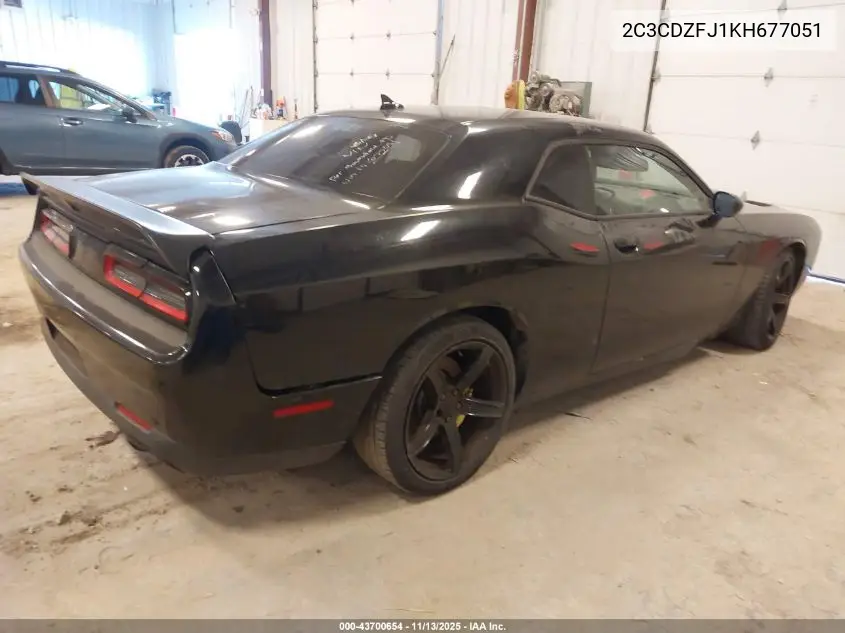 2C3CDZFJ1KH677051 2019 Dodge Challenger R/T Scat Pack