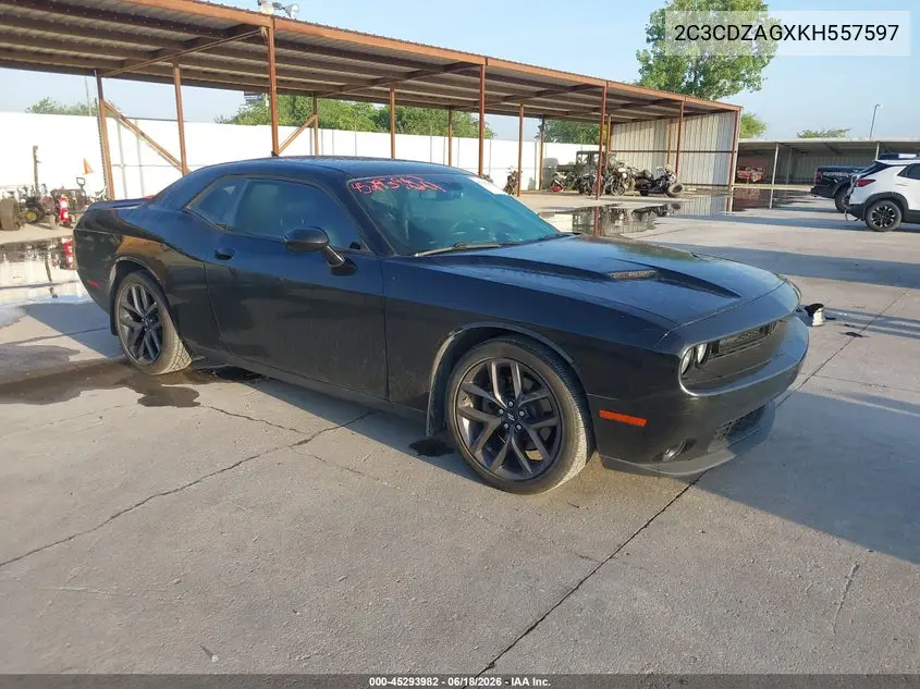 2019 Dodge Challenger Sxt VIN: 2C3CDZAGXKH557597 Lot: 45293982