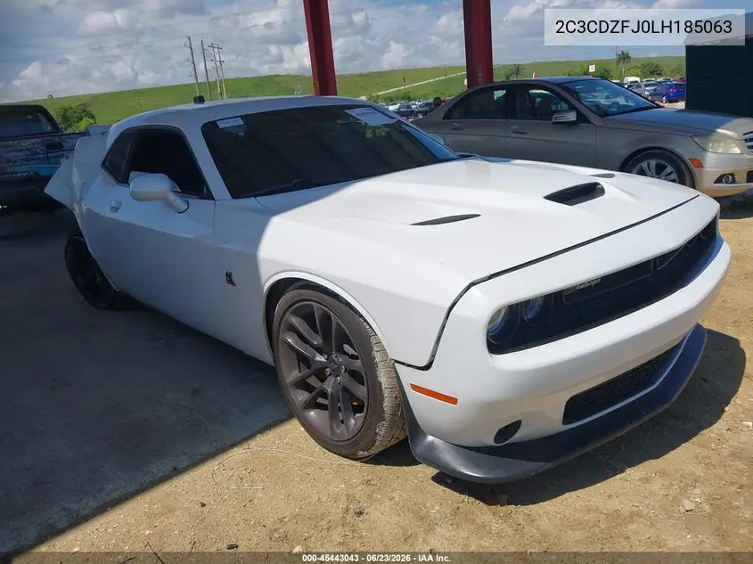 2020 Dodge Challenger R/T Scat Pack VIN: 2C3CDZFJ0LH185063 Lot: 45443043