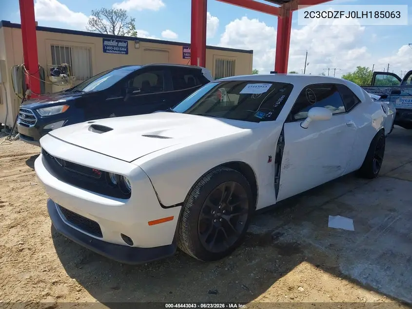 2020 Dodge Challenger R/T Scat Pack VIN: 2C3CDZFJ0LH185063 Lot: 45443043