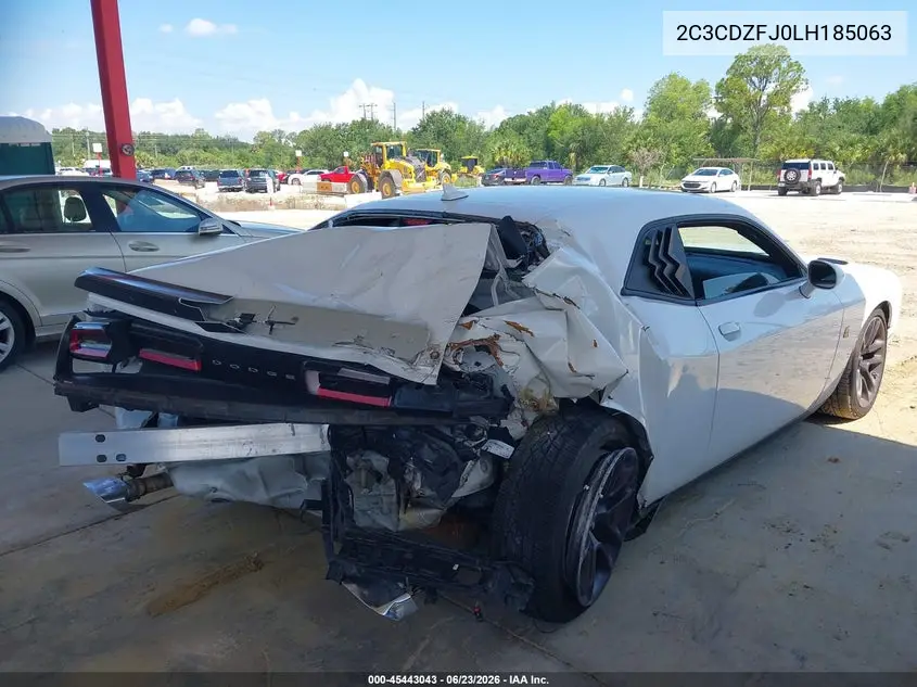 2020 Dodge Challenger R/T Scat Pack VIN: 2C3CDZFJ0LH185063 Lot: 45443043