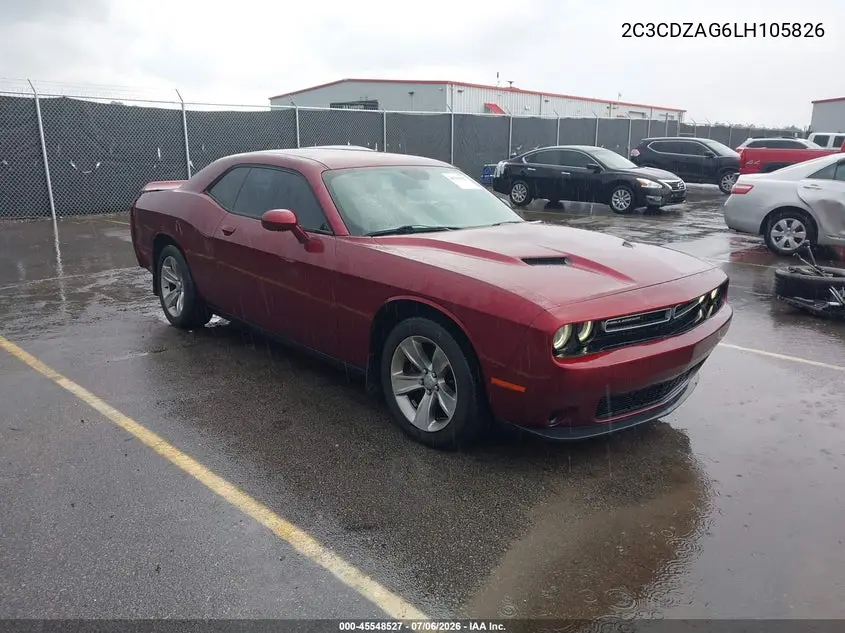 2020 Dodge Challenger Sxt VIN: 2C3CDZAG6LH105826 Lot: 45548527