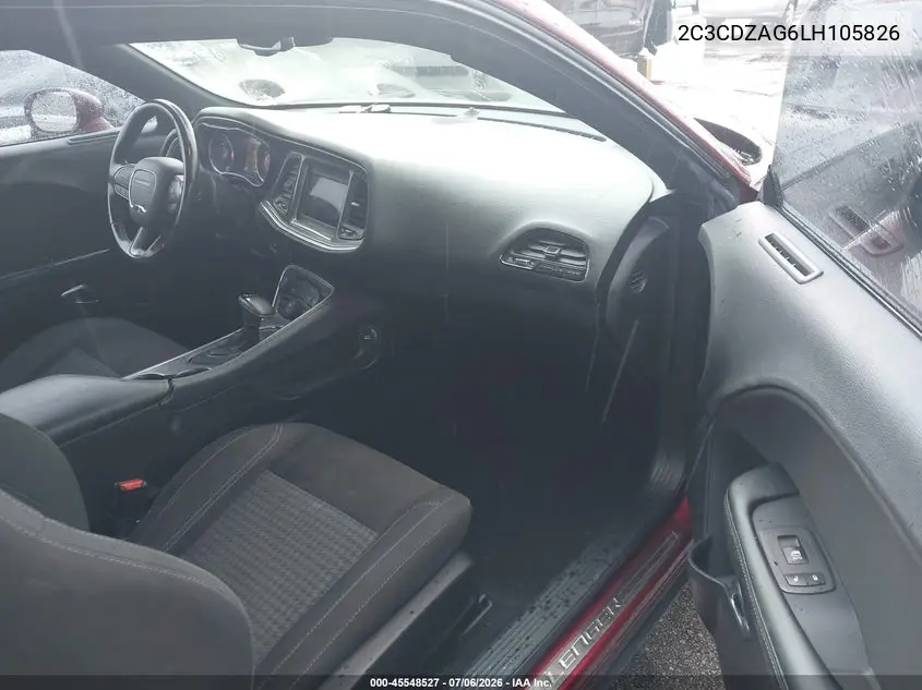 2020 Dodge Challenger Sxt VIN: 2C3CDZAG6LH105826 Lot: 45548527