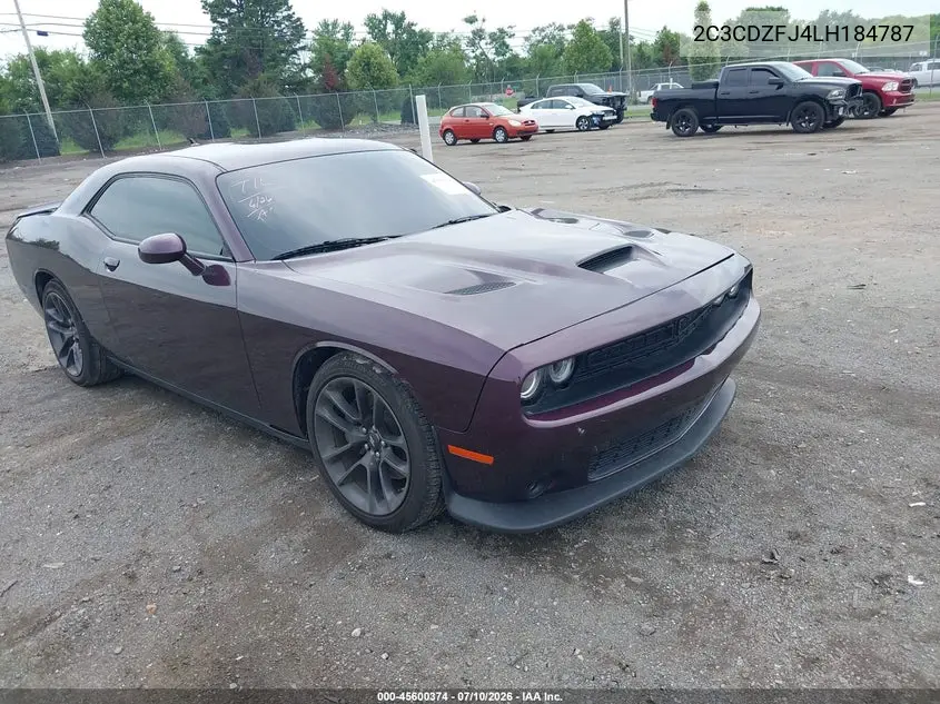 2020 Dodge Challenger R/T Scat Pack VIN: 2C3CDZFJ4LH184787 Lot: 45600374