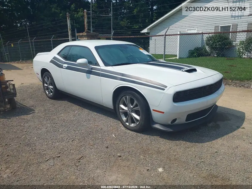 2020 Dodge Challenger Gt Awd VIN: 2C3CDZKG9LH152704 Lot: 45630948