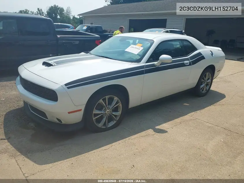 2020 Dodge Challenger Gt Awd VIN: 2C3CDZKG9LH152704 Lot: 45630948
