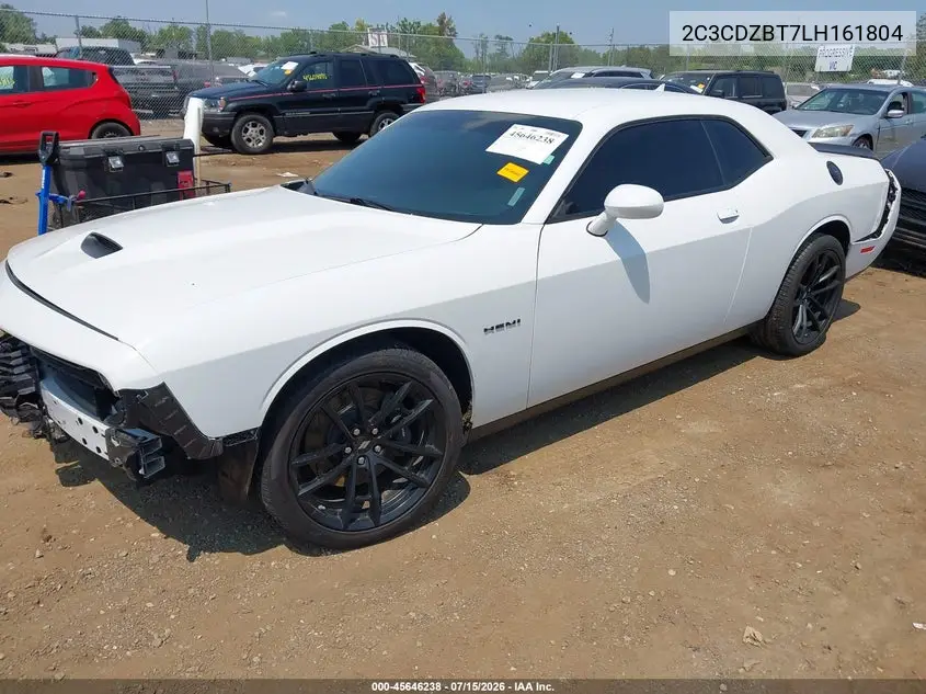 2020 Dodge Challenger R/T VIN: 2C3CDZBT7LH161804 Lot: 45646238