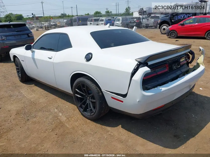 2020 Dodge Challenger R/T VIN: 2C3CDZBT7LH161804 Lot: 45646238