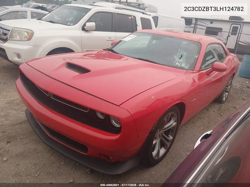 2020 Dodge Challenger R/T VIN: 2C3CDZBT3LH124782 Lot: 45662601
