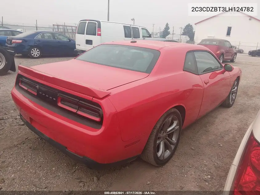 2020 Dodge Challenger R/T VIN: 2C3CDZBT3LH124782 Lot: 45662601