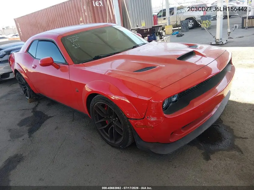 2020 Dodge Challenger R/T Scat Pack Widebody VIN: 2C3CDZFJ6LH156442 Lot: 45663862