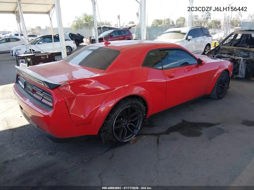 2020 Dodge Challenger R/T Scat Pack Widebody VIN: 2C3CDZFJ6LH156442 Lot: 45663862