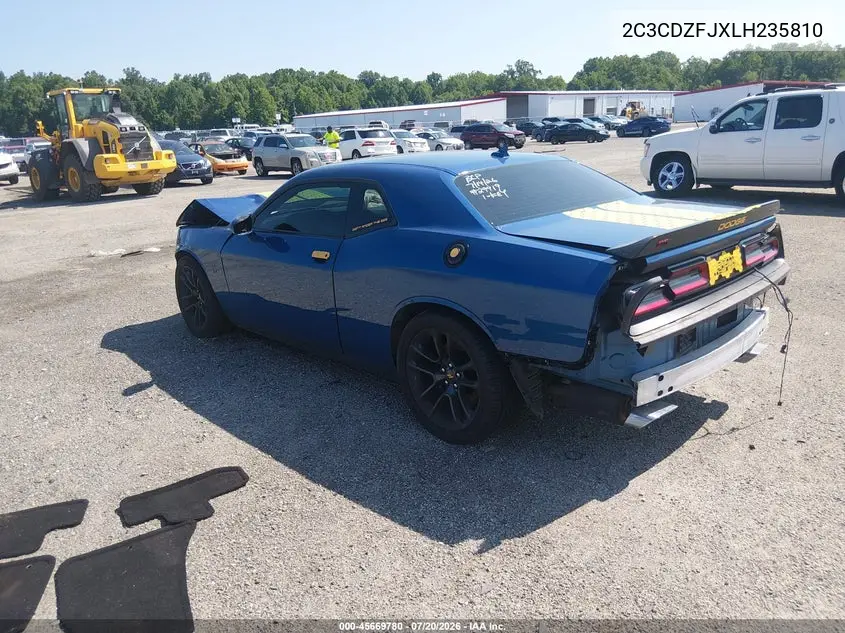 2020 Dodge Challenger R/T Scat Pack VIN: 2C3CDZFJXLH235810 Lot: 45669780