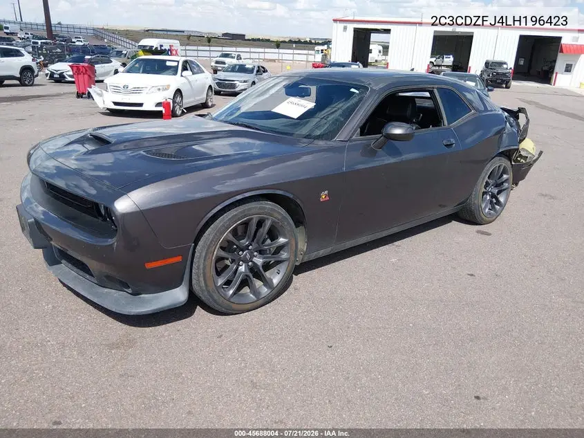 2020 Dodge Challenger R/T Scat Pack VIN: 2C3CDZFJ4LH196423 Lot: 45688004