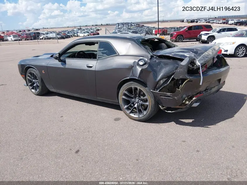2020 Dodge Challenger R/T Scat Pack VIN: 2C3CDZFJ4LH196423 Lot: 45688004