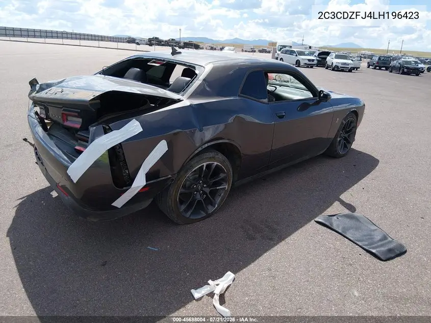 2020 Dodge Challenger R/T Scat Pack VIN: 2C3CDZFJ4LH196423 Lot: 45688004