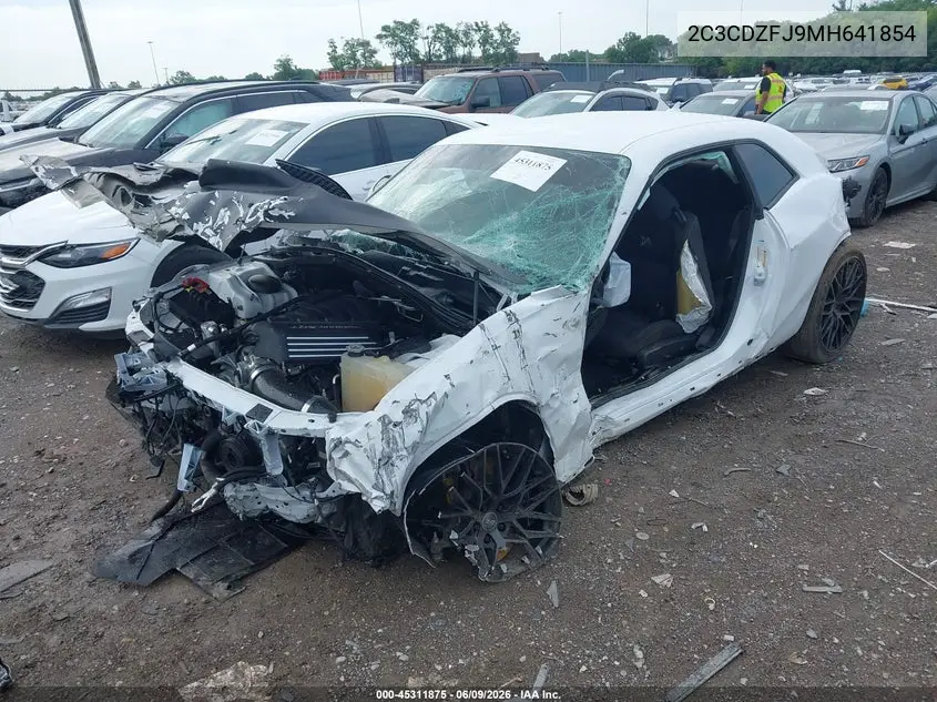 2021 Dodge Challenger R/T Scat Pack VIN: 2C3CDZFJ9MH641854 Lot: 45311875