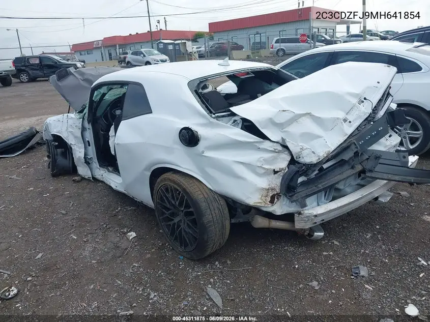 2021 Dodge Challenger R/T Scat Pack VIN: 2C3CDZFJ9MH641854 Lot: 45311875