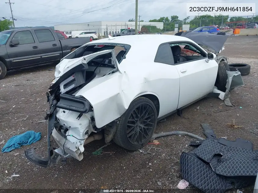 2021 Dodge Challenger R/T Scat Pack VIN: 2C3CDZFJ9MH641854 Lot: 45311875