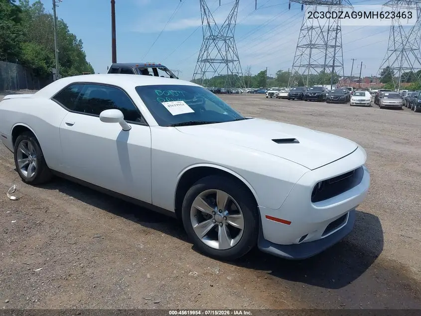 2021 Dodge Challenger Sxt VIN: 2C3CDZAG9MH623463 Lot: 45619954