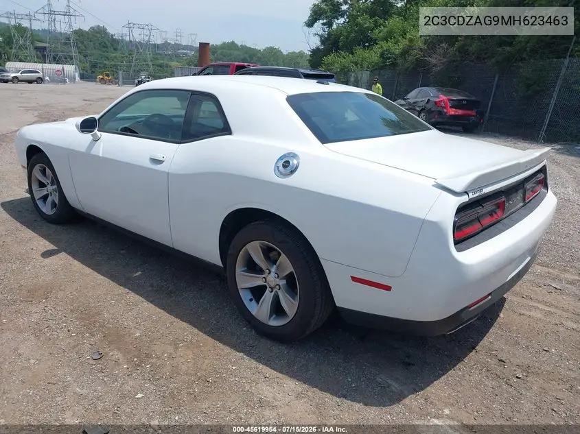 2021 Dodge Challenger Sxt VIN: 2C3CDZAG9MH623463 Lot: 45619954