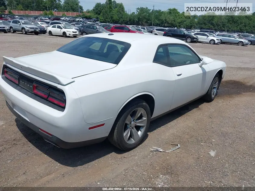 2021 Dodge Challenger Sxt VIN: 2C3CDZAG9MH623463 Lot: 45619954