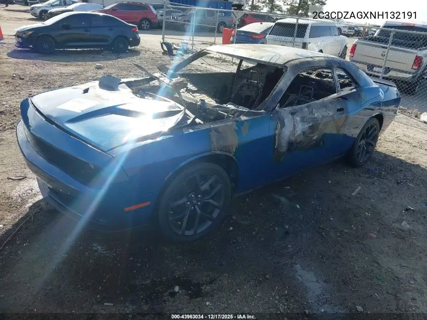 2C3CDZAGXNH132191 2022 Dodge Challenger Sxt