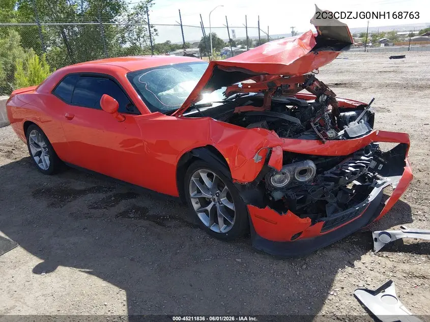 2022 Dodge Challenger Gt VIN: 2C3CDZJG0NH168763 Lot: 45211836