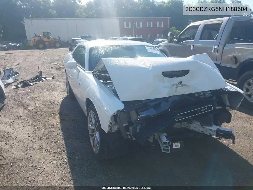 2022 Dodge Challenger Gt Awd VIN: 2C3CDZKG5NH188604 Lot: 45433335