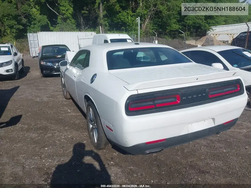 2022 Dodge Challenger Gt Awd VIN: 2C3CDZKG5NH188604 Lot: 45433335