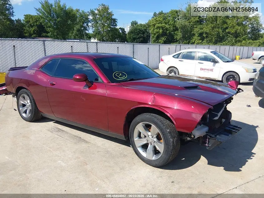 2022 Dodge Challenger Sxt VIN: 2C3CDZAG6NH256894 Lot: 45454082