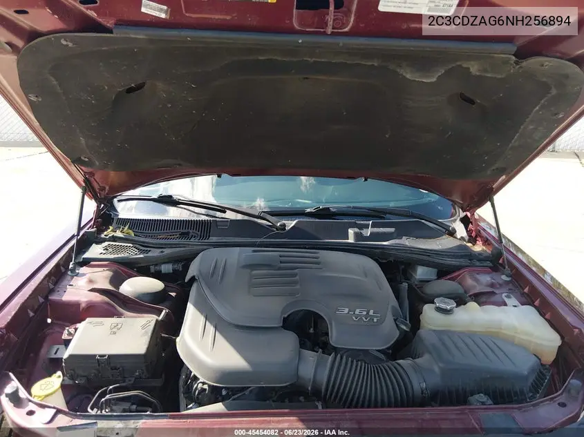 2022 Dodge Challenger Sxt VIN: 2C3CDZAG6NH256894 Lot: 45454082
