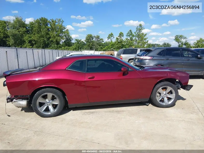 2022 Dodge Challenger Sxt VIN: 2C3CDZAG6NH256894 Lot: 45454082