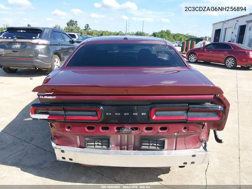 2022 Dodge Challenger Sxt VIN: 2C3CDZAG6NH256894 Lot: 45454082