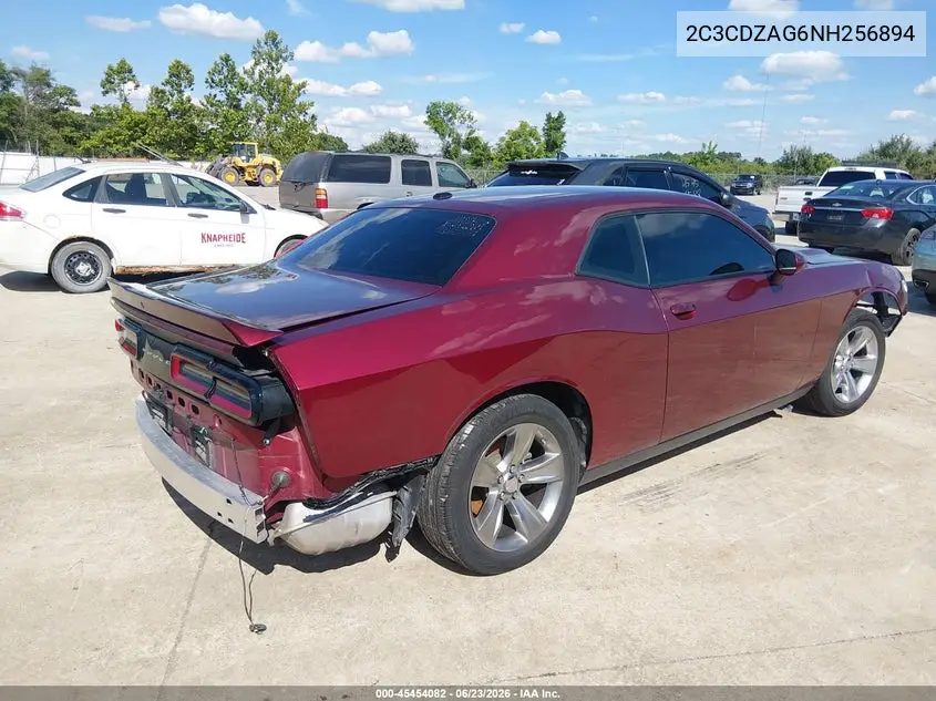 2022 Dodge Challenger Sxt VIN: 2C3CDZAG6NH256894 Lot: 45454082