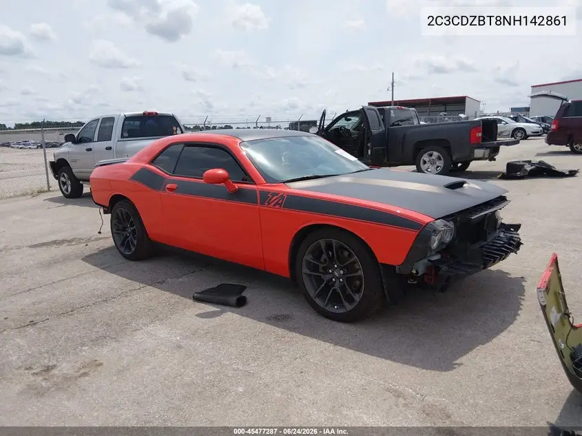 2022 Dodge Challenger R/T VIN: 2C3CDZBT8NH142861 Lot: 45477287