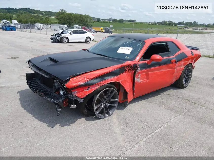 2022 Dodge Challenger R/T VIN: 2C3CDZBT8NH142861 Lot: 45477287