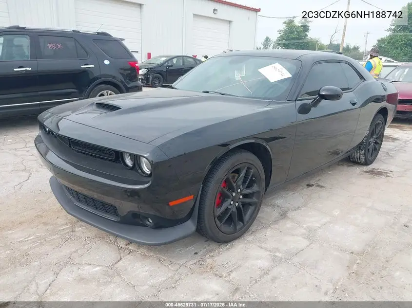 2022 Dodge Challenger Gt Awd VIN: 2C3CDZKG6NH188742 Lot: 45629731
