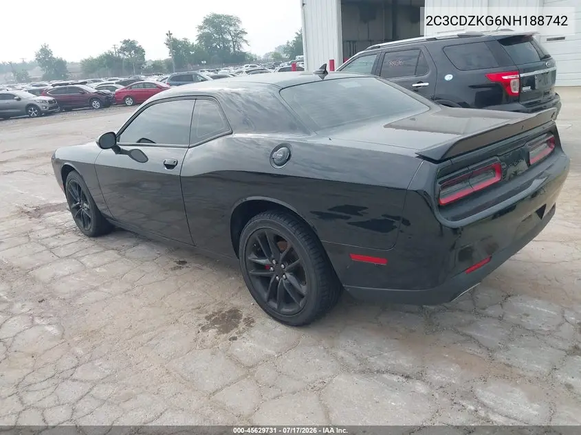 2022 Dodge Challenger Gt Awd VIN: 2C3CDZKG6NH188742 Lot: 45629731
