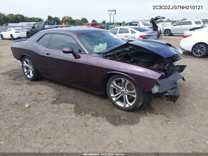 2022 Dodge Challenger Gt VIN: 2C3CDZJG7NH210121 Lot: 45654843
