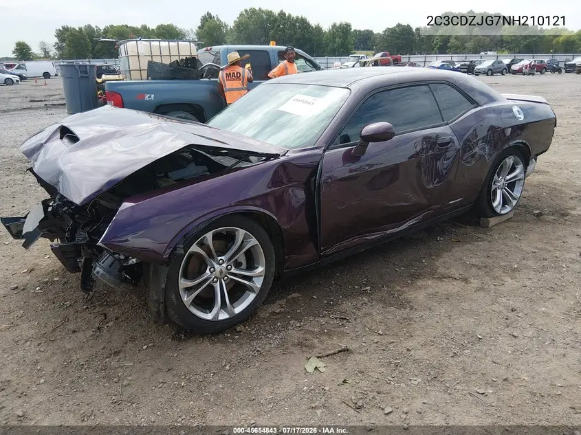 2022 Dodge Challenger Gt VIN: 2C3CDZJG7NH210121 Lot: 45654843
