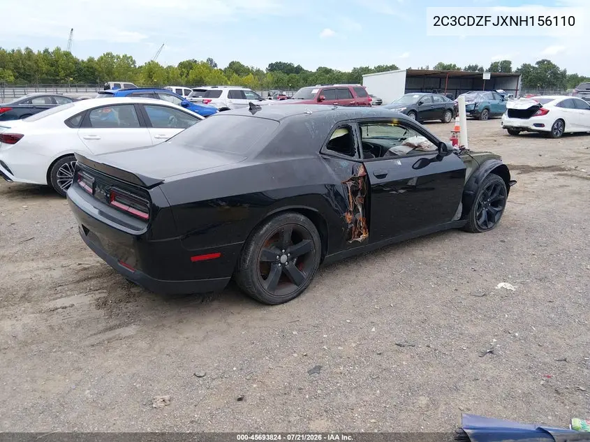 2022 Dodge Challenger R/T Scat Pack VIN: 2C3CDZFJXNH156110 Lot: 45693824