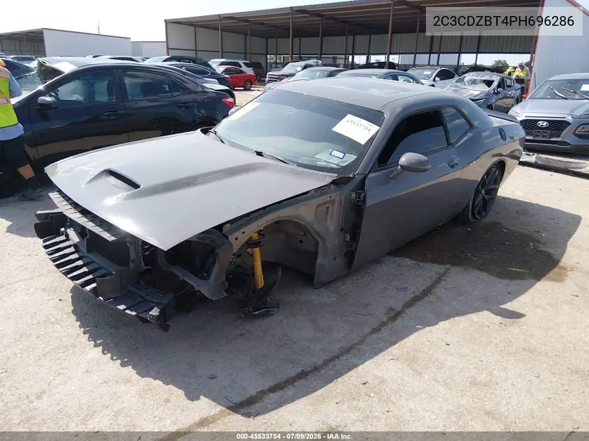 2023 Dodge Challenger R/T VIN: 2C3CDZBT4PH696286 Lot: 45533754