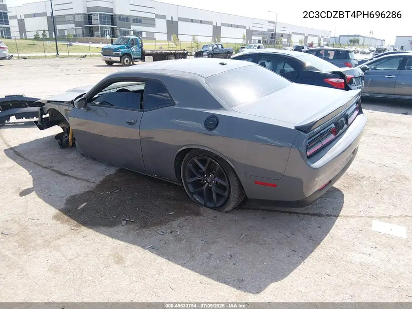 2023 Dodge Challenger R/T VIN: 2C3CDZBT4PH696286 Lot: 45533754