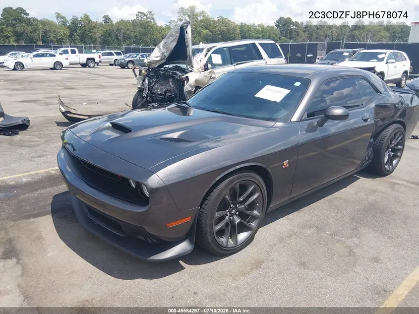 2023 Dodge Challenger R/T Scat Pack VIN: 2C3CDZFJ8PH678074 Lot: 45564297