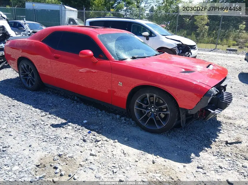 2023 Dodge Challenger R/T Scat Pack VIN: 2C3CDZFJ7PH694458 Lot: 45629679