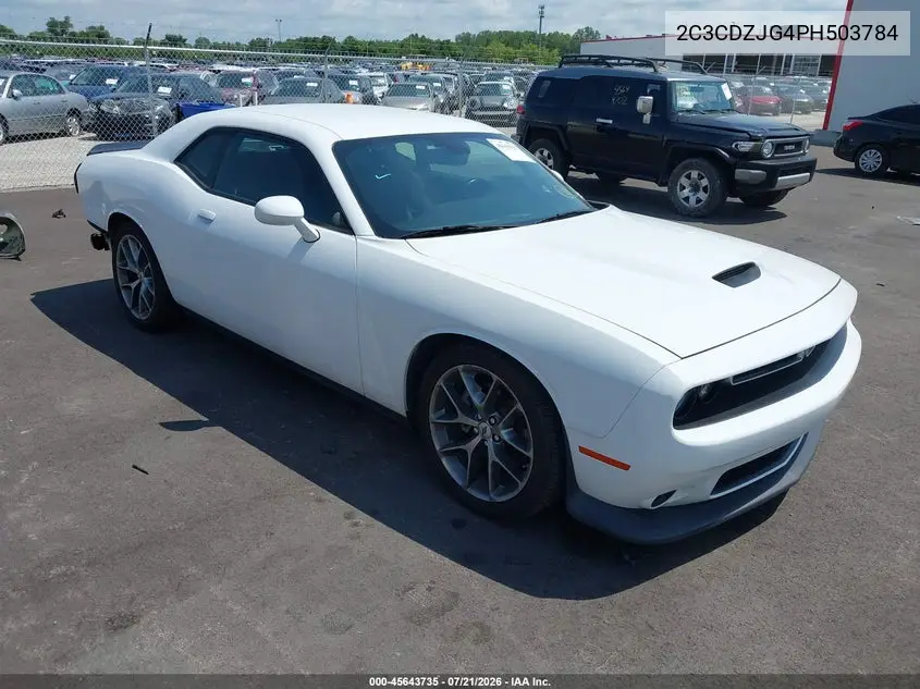 2023 Dodge Challenger Gt VIN: 2C3CDZJG4PH503784 Lot: 45643735