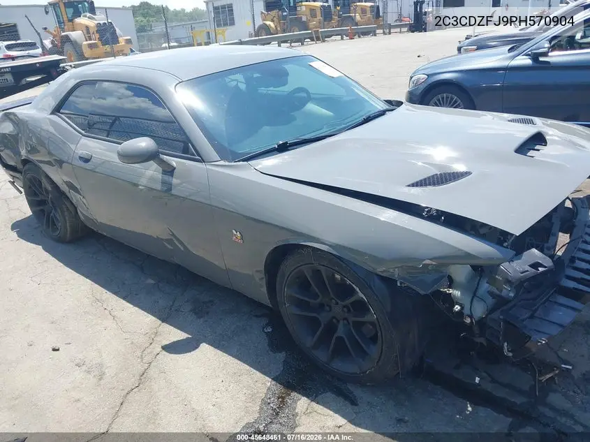 2023 Dodge Challenger R/T Scat Pack VIN: 2C3CDZFJ9PH570904 Lot: 45648461